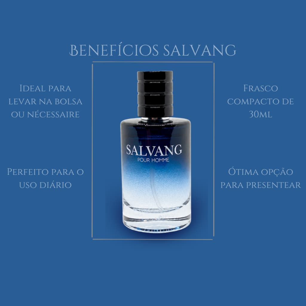 Perfume Importado Masculino Salvang Pour Homme 30ml Eau de Parfum Fragrância Marcante