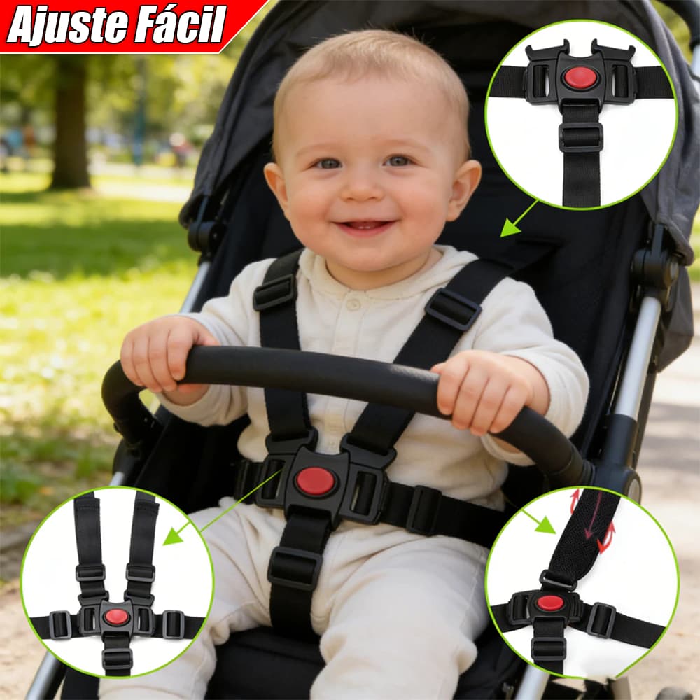 Cinto Segurança 5 Pontos Universal Cadeirinha Carrinho Bebê Envio Rápido