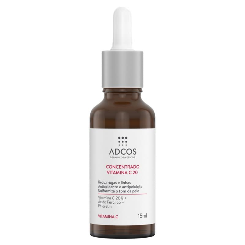 Sérum Facial Anti-idade Adcos Concentrado Vitamina C 20 15ml