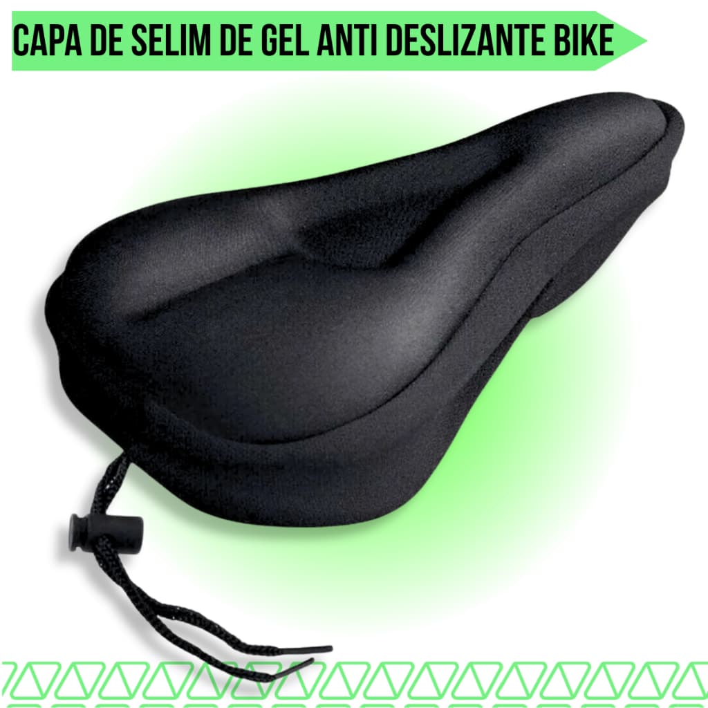 Capa de Banco Bike Gel Selim Forro Bicicleta Almofada Anatômica Bicicleta ergométrica MTB conforto