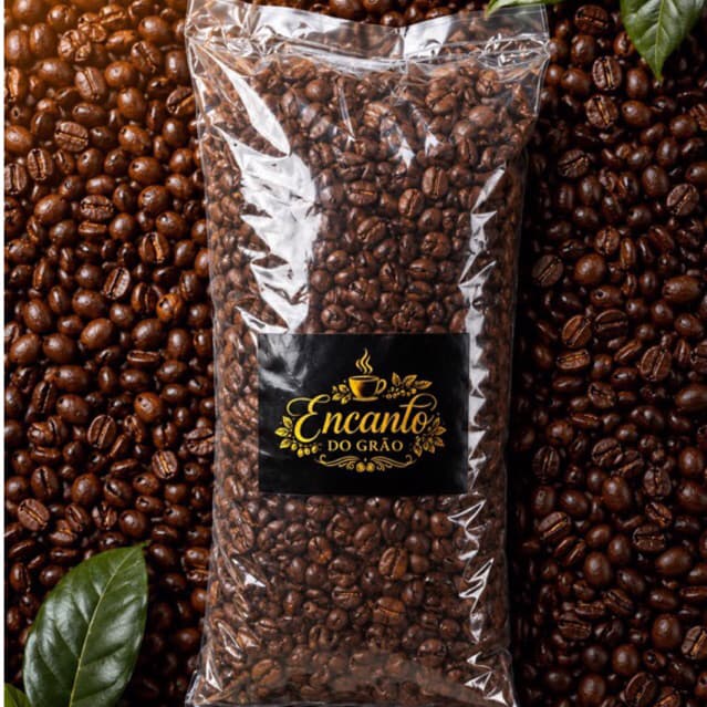 Café torrado em grão 100% arábico 500g / 1Kg torra média