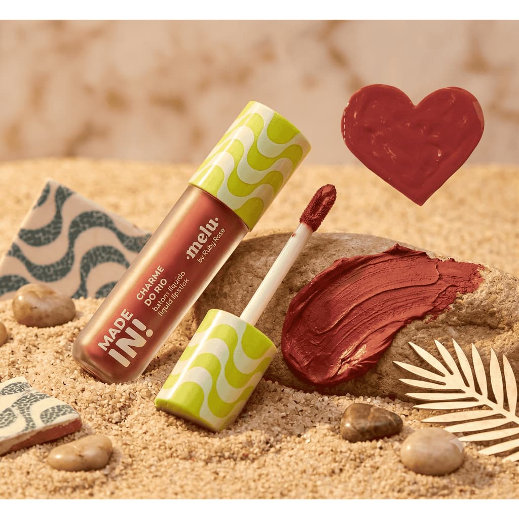 Batom Líquido Matte Melu by Ruby Rose –  Coleção Charme do Rio – 4ml