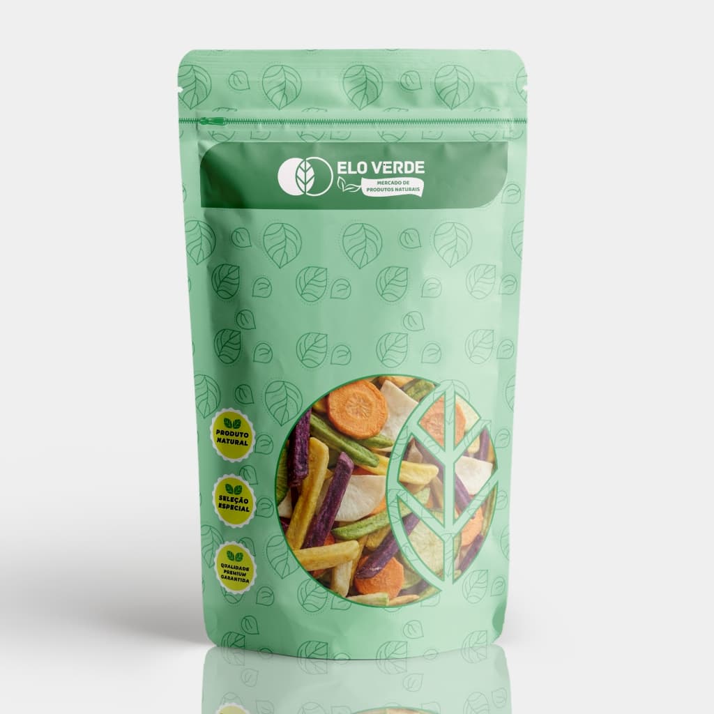 Mix de Vegetais Desidratados Snack Saudável