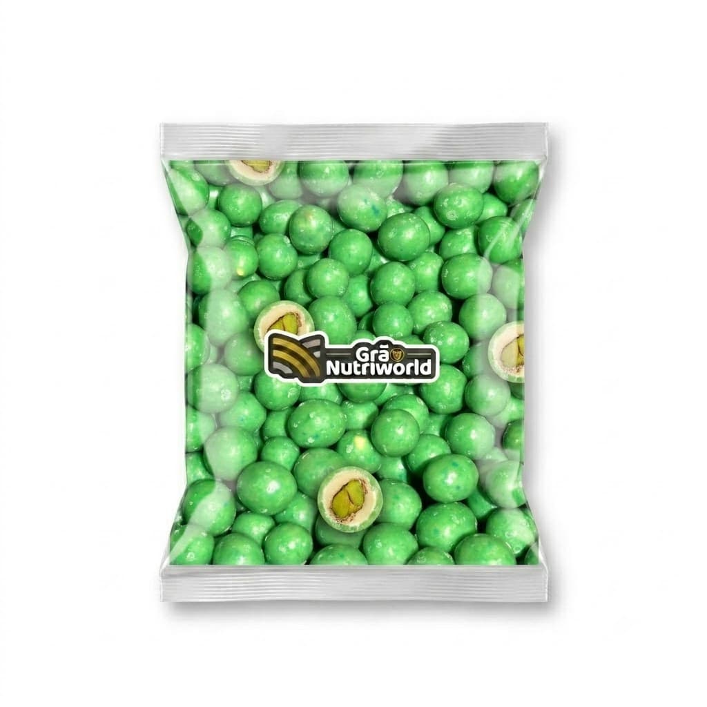 Drageado Pistache Green Sem Adição de Açúcar Importado Premium
