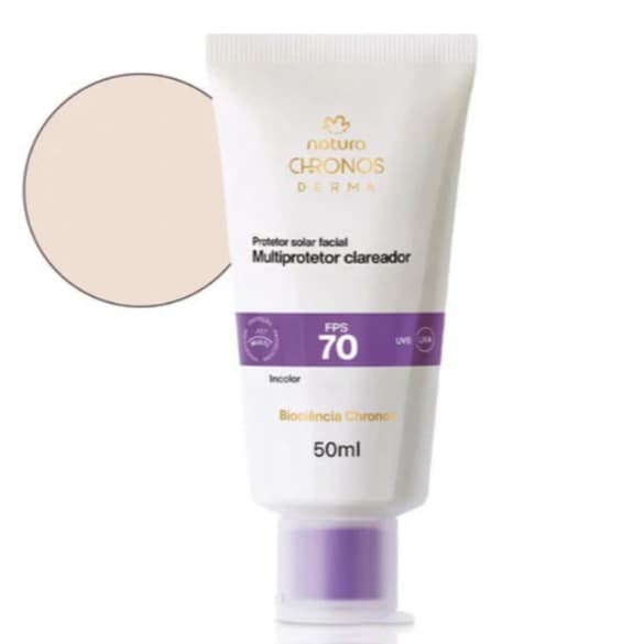 Multiprotetor Clareador de Manchas Solares FPS 70 Chronos Derma