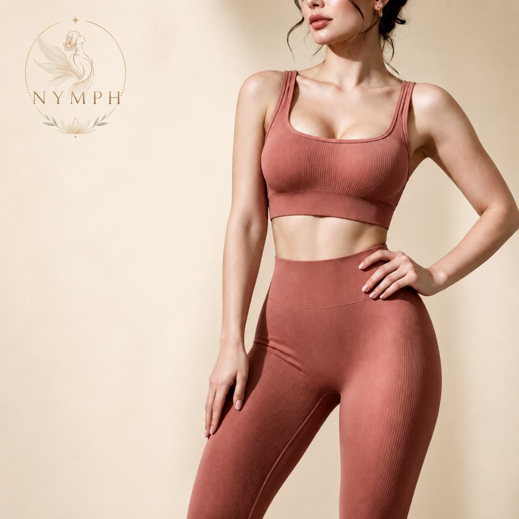 Conjunto Academia Feminina,Roupa Fitness com costas nuas e modelagem justa,Suplex,Levanta Bumbum,Pilates,Fitness,Treino