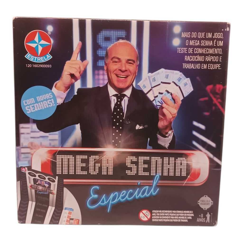 Jogo Mega Senha Especial Tabuleiro Família Estrela Ref 3 (Usado)