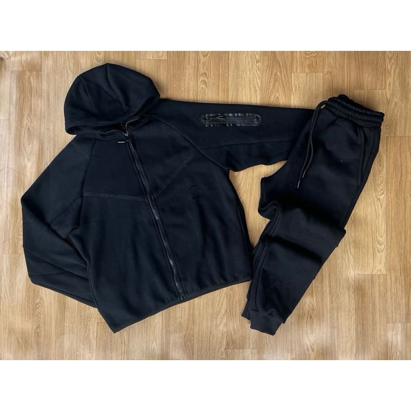 Conjunto Moletom inverno Calça + Blusa com zíper e capuz confortável