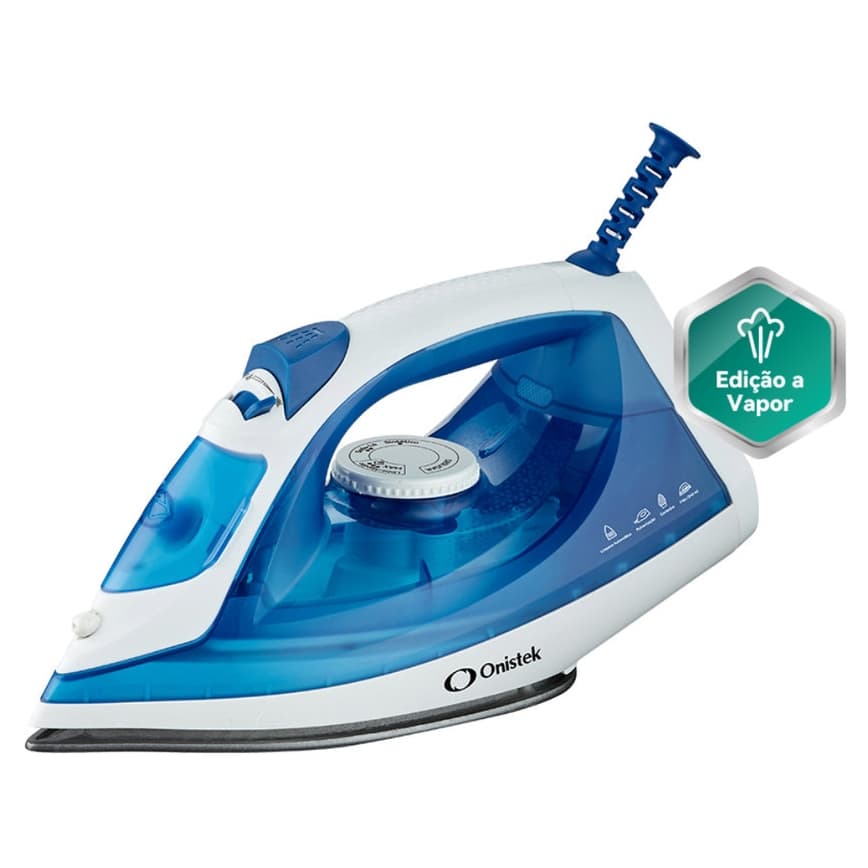 Ferro de Passar Roupa a Vapor Alta Temperatura Reservatório 240ml Bivolt 127V/220V ON-PR906