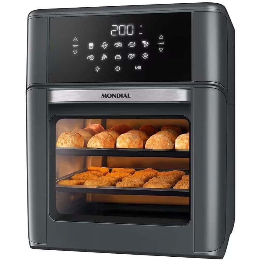 Fritadeira Air Fryer Oven AFON-12L-FG 12L Digital 2000W Mondial 110V