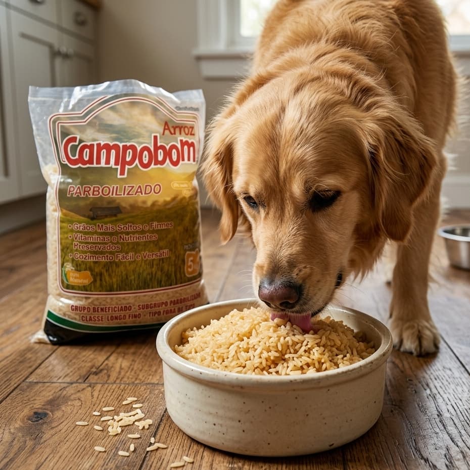Ração Arroz Para Cachorro 5kg Parboilizado Quirela Grãos Selecionados Alimento Pet Cães Nutritivo Saudável