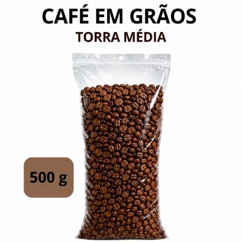 Café em Grãos 100% Arábica 500g Torra Média Café Especial Fresco Torrado Envio Imediato