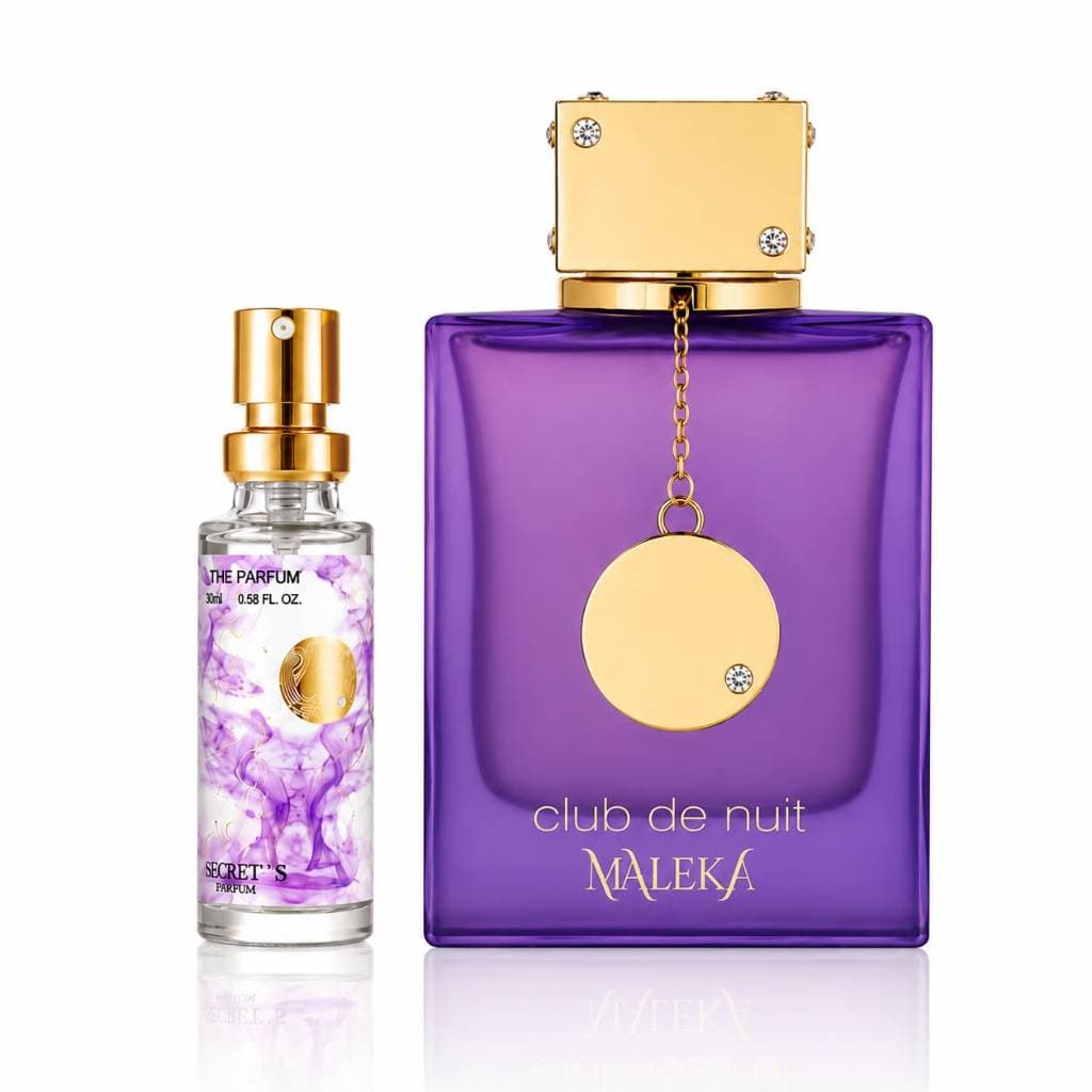 Perfume Árabe Feminino Club Maleka Secret's Parfum 15ml - Importado Alta Fixação Elegante Luxo