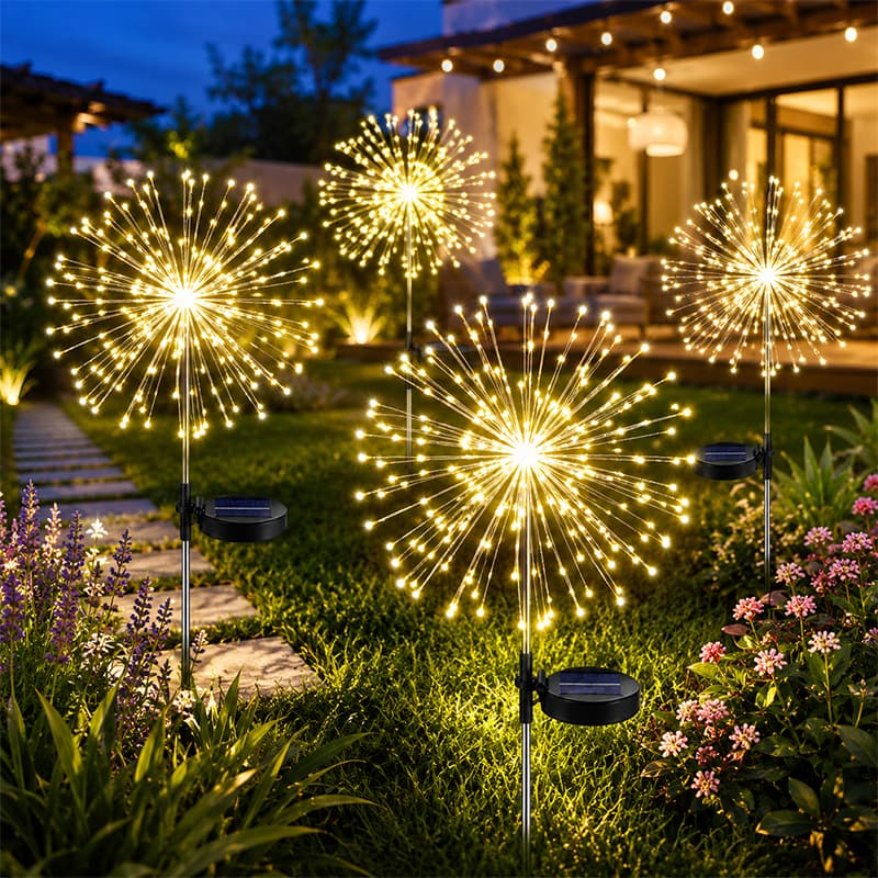 150 ou 200 LEDS Luminária Solar Lâmpada Para Jardim Decoração à Prova D'água Natalícia
