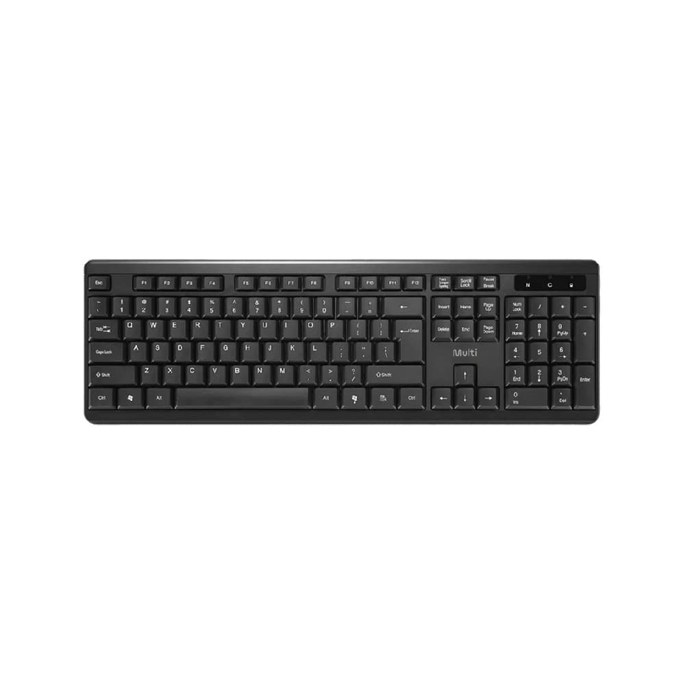 Teclado Mecânico Multilaser TS10 S/ Fio ABNT2 Preto - TC607