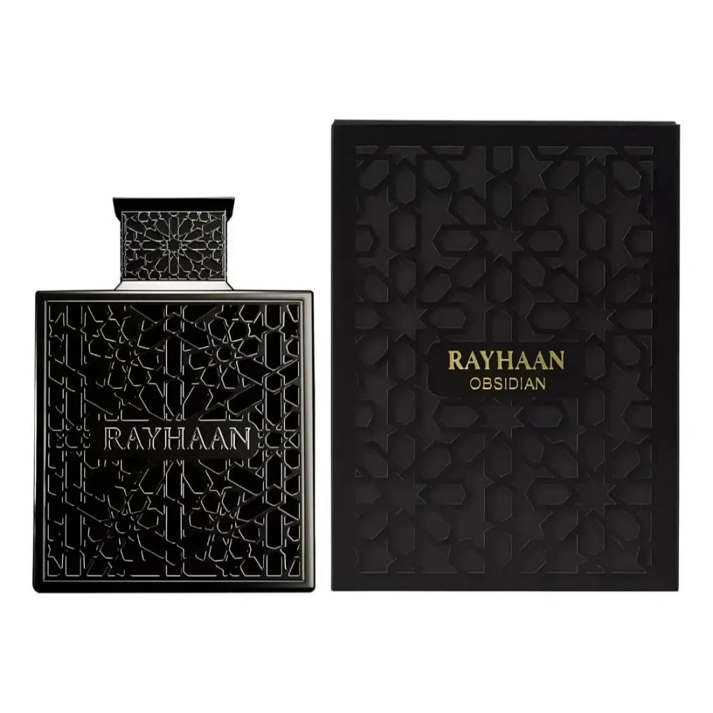 Perfume Árabe Rayhaan Obsidian EDP 100ml Masculino Original Importado
