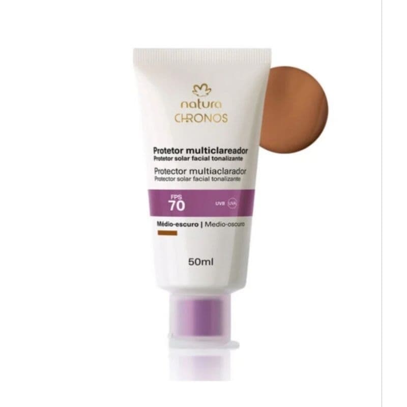 Protetor Multiclareador FPS 70 Chronos Derma (Medio escuro)