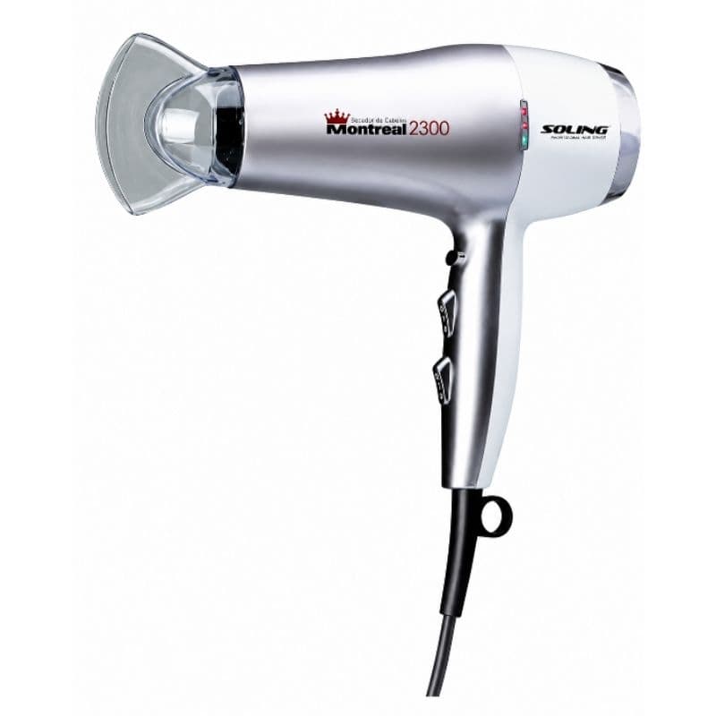 Secador de Cabelo Profissional Soling Montreal 2300 1800W 127V com Jato Frio