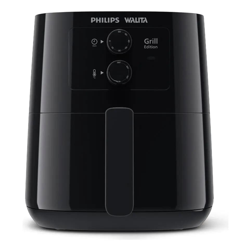 Fritadeira Elétrica Airfryer Philips Walita hd9202 Grill Edition Sem Óleo 1400W Preta (sem caixa)