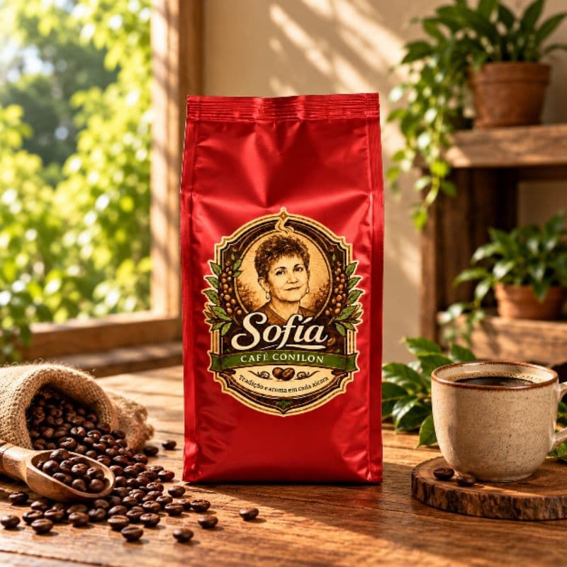 Café Sofia Torrado em Grão 0% agrotóxicos 500g