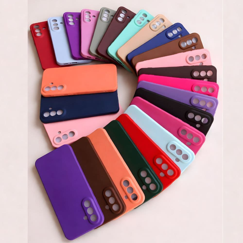Capinha Capa  Para Celular Galaxy A56 Silicone Aveludada Premium  Forro Microfibra