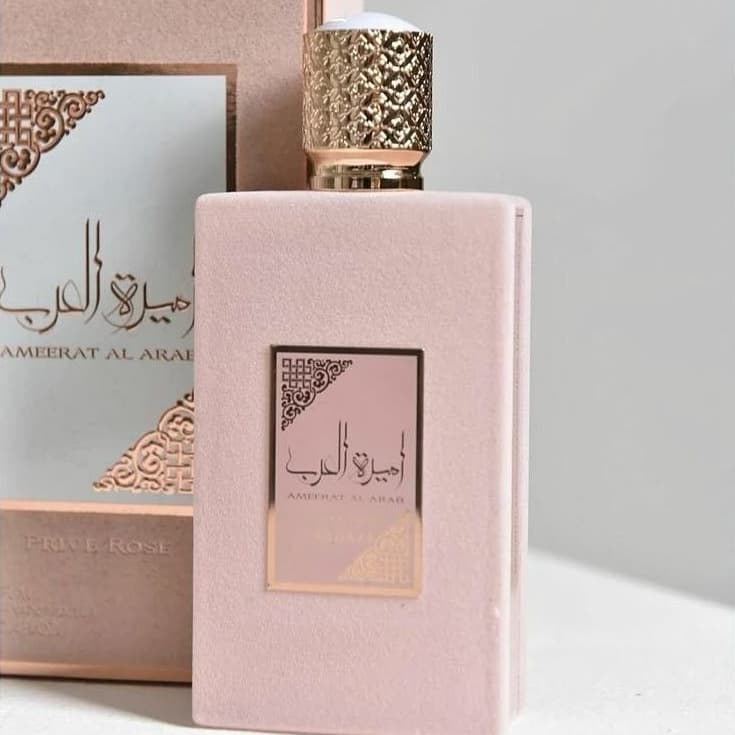 Perfume Ameer Al Arab Prive Rose Feminino Árabe Importado