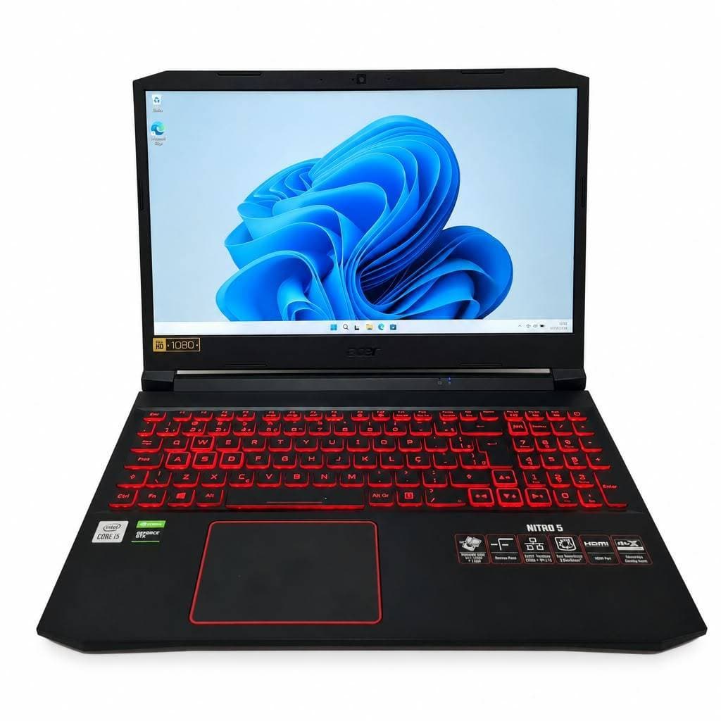 Notebook Gamer Acer Nitro 5 Intel Core i5 10ª Geração, 8GB RAM, SSD 500GB, GTX 1650
