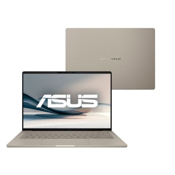 Notebook Asus Zenbook A14 Snapdragon X 32GB 1TB SSD 14" Oled w11 Zabriskle Beige UX3407QA-QD381W