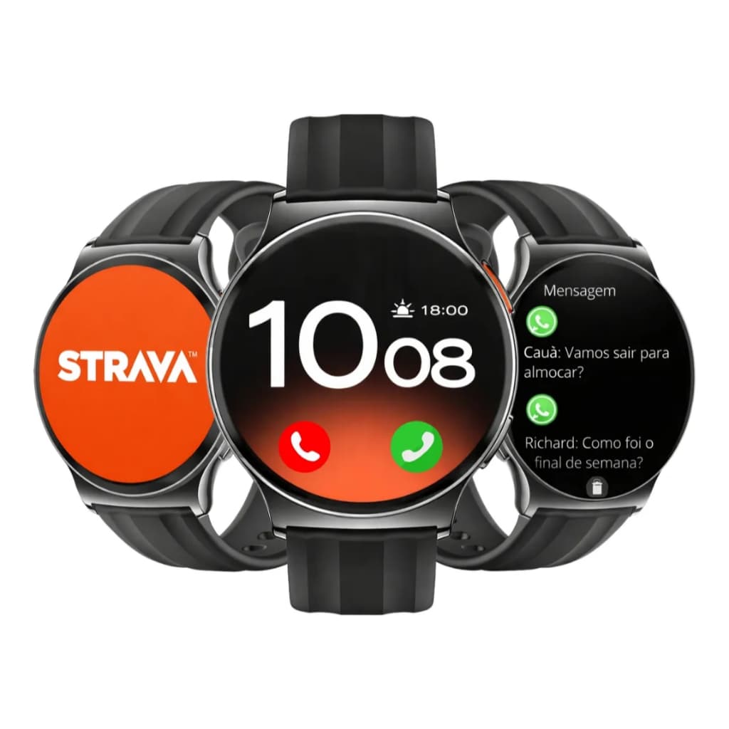 Relógio Haylou Solar Lite 2 Bluetooth 5.4  Smartwatch Relogio Esporte AMOLED 1ATM Masculino Feminino Bateria Longa