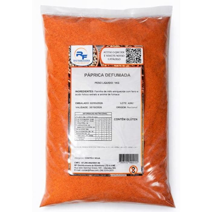 Páprica Defumada Tempero 1KG
