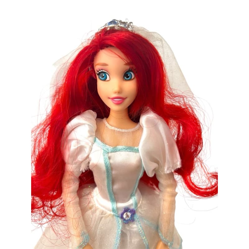 Boneca Sereia Ariel Noiva Disney Articulada