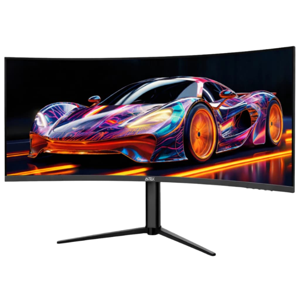Monitor Gamer Curvo 34” Ultrawide WQHD 165Hz 1ms Tela Imersiva HDR Alta Performance FreeSync G-Sync