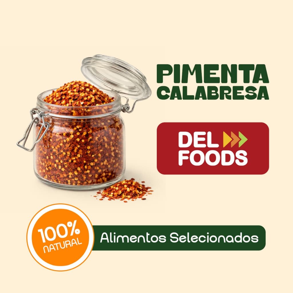 Pimenta Calabresa. Desidratada Tempero 100% Natural Ideal para Temperos e Receitas
