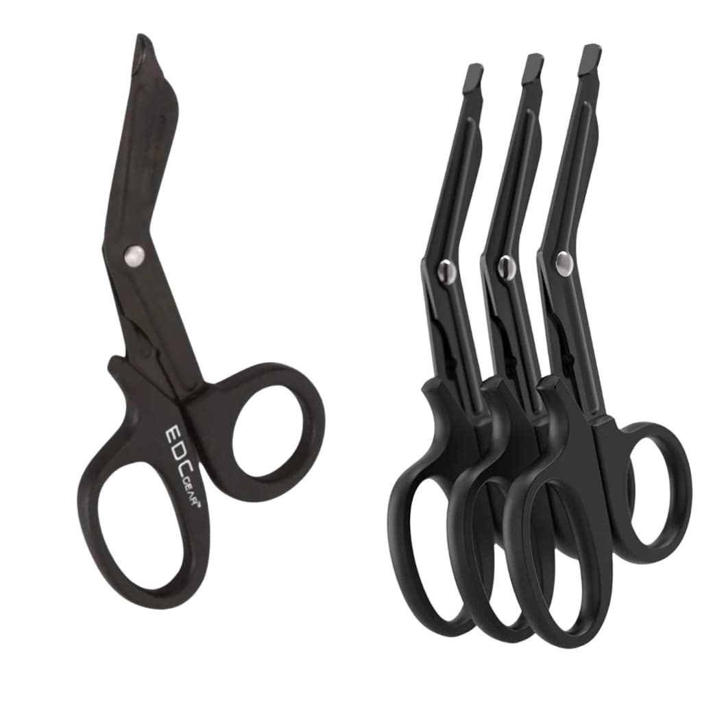 Kit 2 a 10 Tesoura Ponta Romba Grande EDC Aph Tático Primeiros Socorros