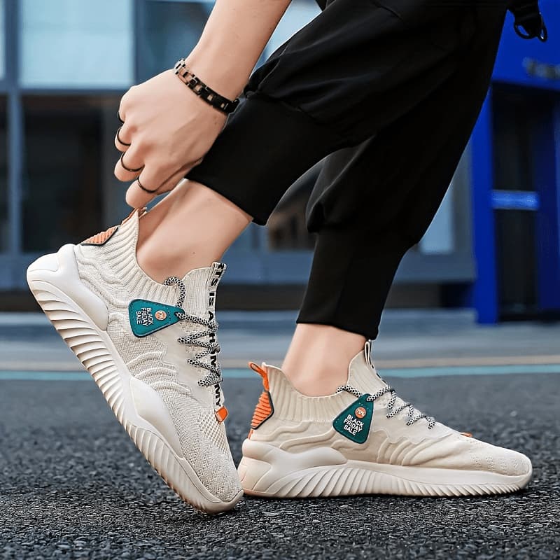 Tenis Esportivo Eva Ultra Leve Tecido Respirável Merks Knit