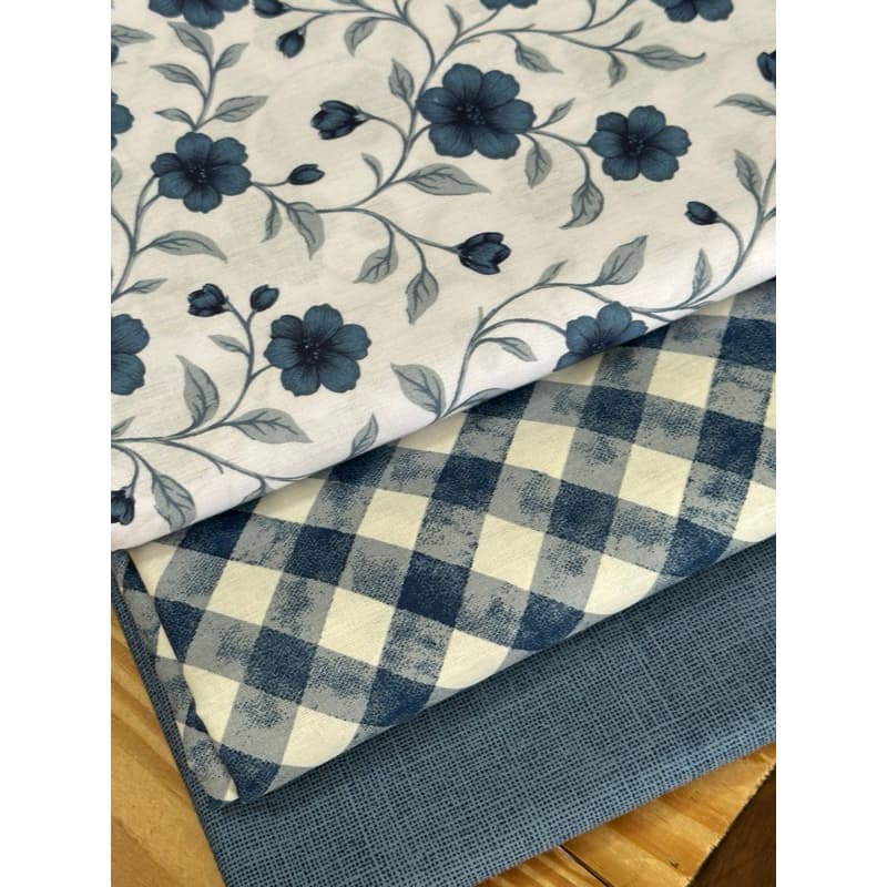 Kit 3 Cortes Tecido Tricoline 100% Algodão 50x150cm Cada Estampado Composé Patchwork