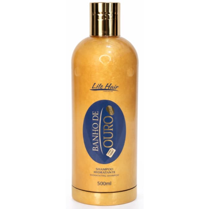 Shampoo Hidratante Banho de Ouro Life Hair 500ml