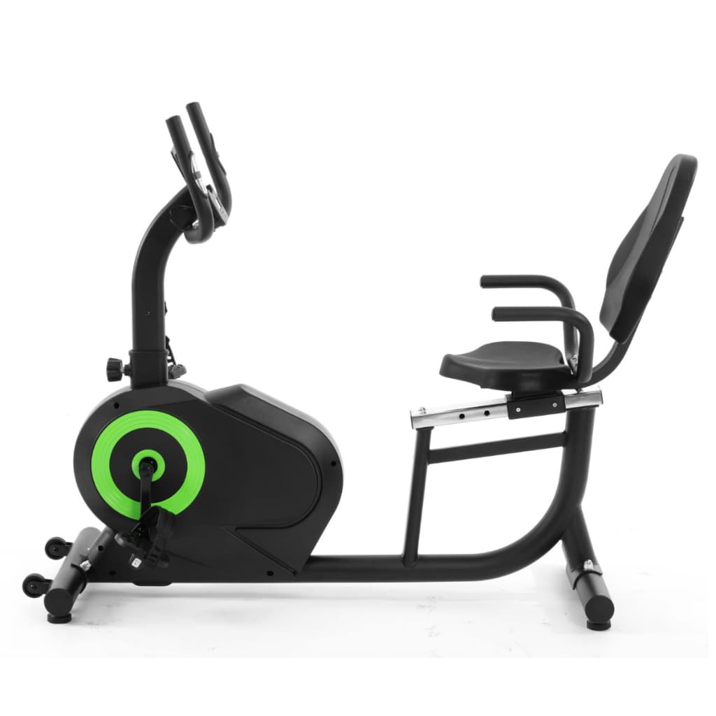 Bicicleta Ergométrica Magnética Horizontal com Monitor LCD Digital 8 Niveis de ajustes Sensor de Pulsaçao