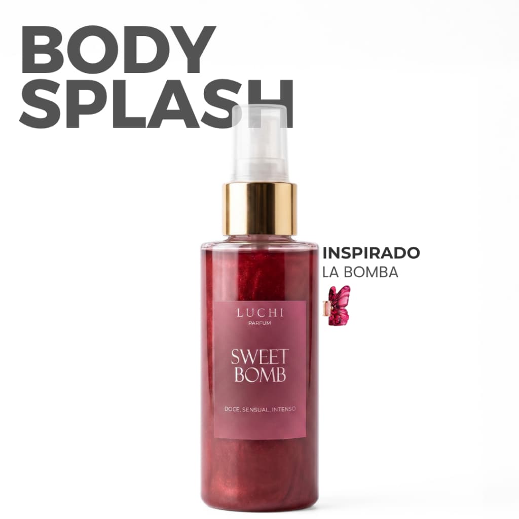 Body Splash Feminino Sweet Bomb 100Ml (Aroma importado)