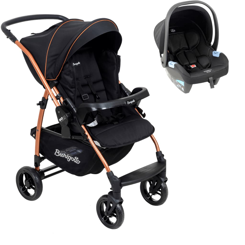 Carrinho de Bebe Passeio Bebe Conforto Burigotto Rio K Cobre