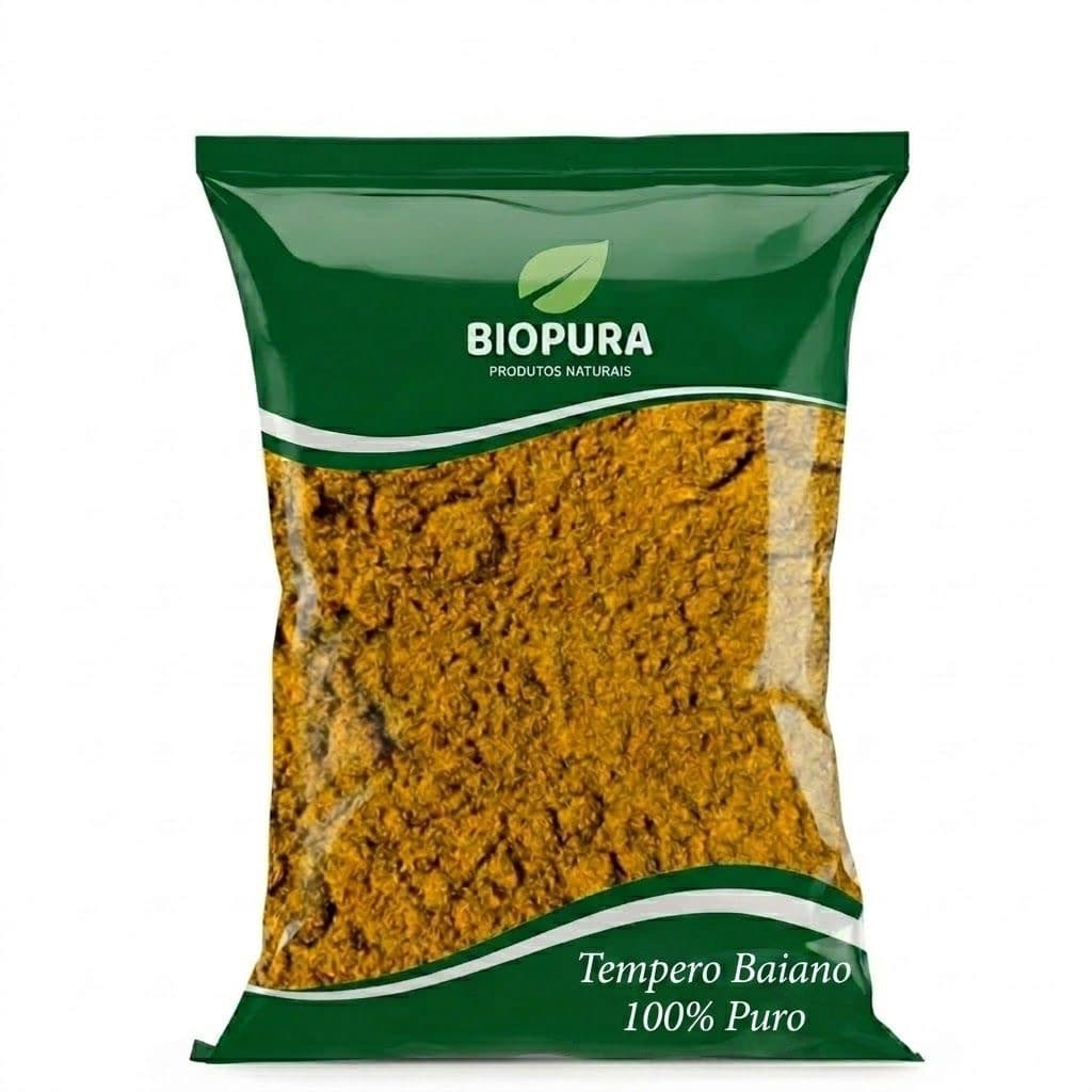 1kg De Tempero Baiano Natural Mix de Especiarias Condimento Culinário Sabor Intenso 100% PURO