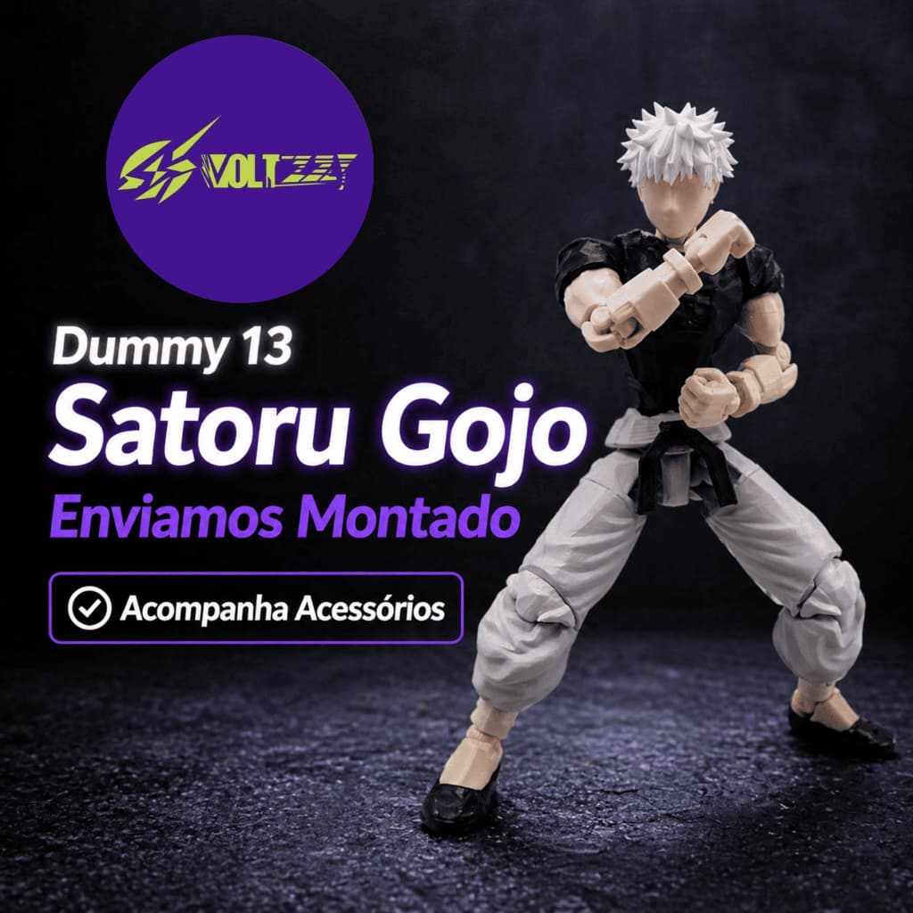 Dummy 13 Gojo Satoru Boneco De Ação Articulado 3d Anime Jujutsu Kaisen