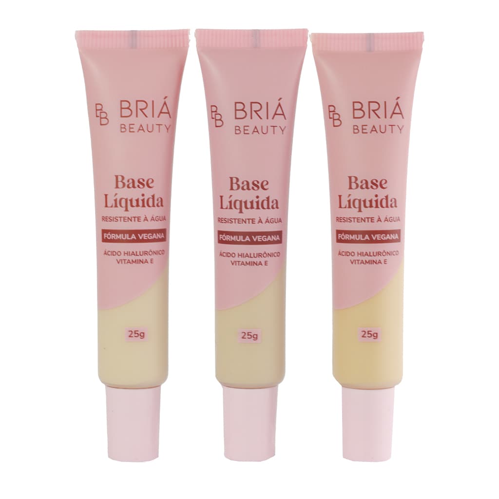 BASE LIQUIDA FORMULA VEGANA TONS CLAROS - BRIA
