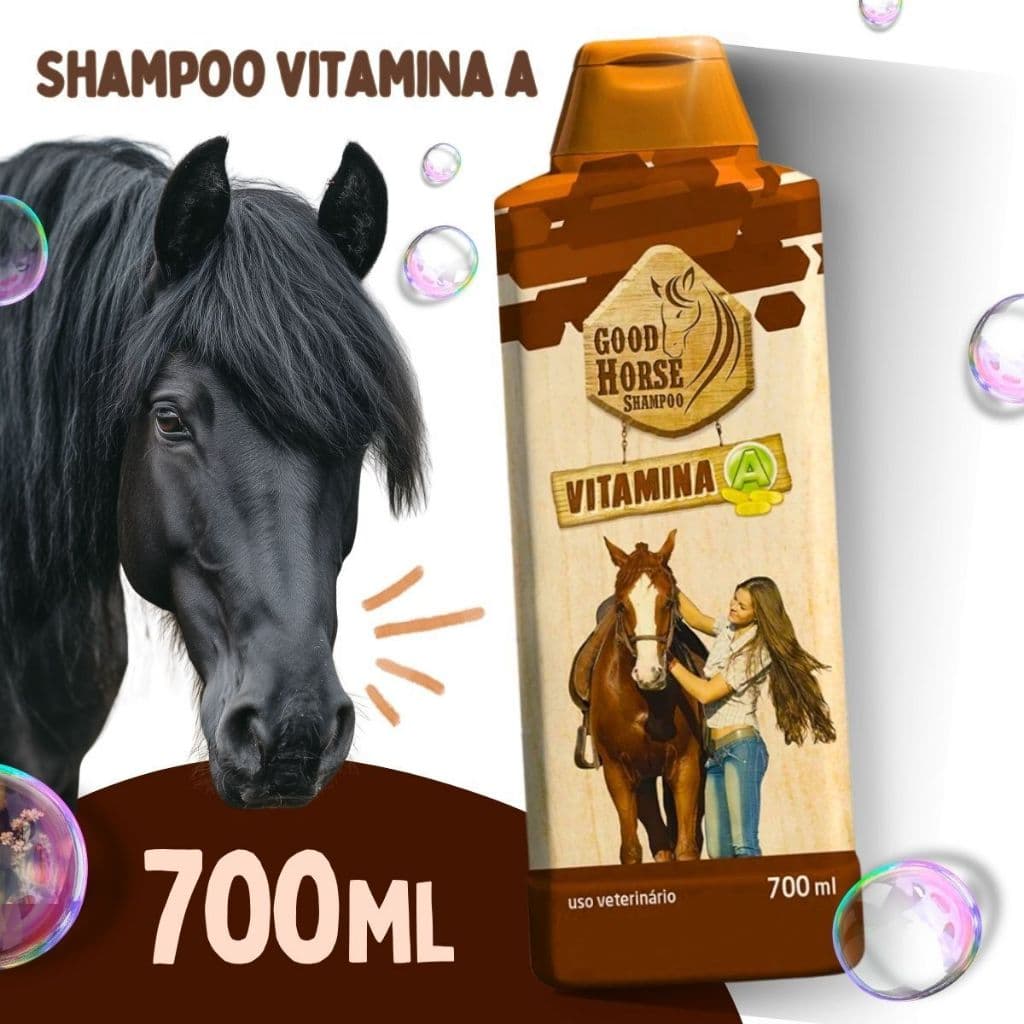 Shampoo Para Cavalo Good Horse Vitamina A - 700 ML
