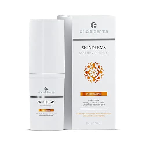Skinderms Stick De Vitamina C Anti-idade Facial 16g Oficialfarma