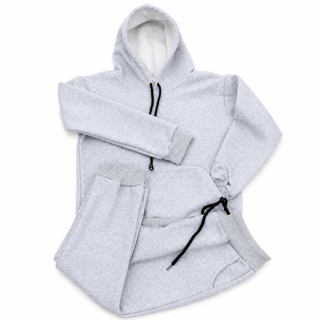 Conjunto Moletom Premium Infantil Menino Inverno Grosso Capuz e Calça 8 ao 14