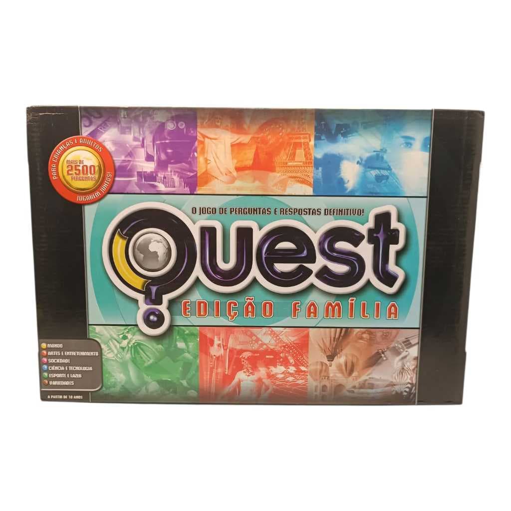 Jogo Quest Edição Família Tabuleiro Completo Grow Ref 4 (Usado)