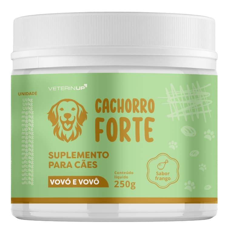 Cachorro Forte Vovô e Vovó 250g -Suplemento para Cães Idosos - Direto da Fábrica - Envio Imendiato