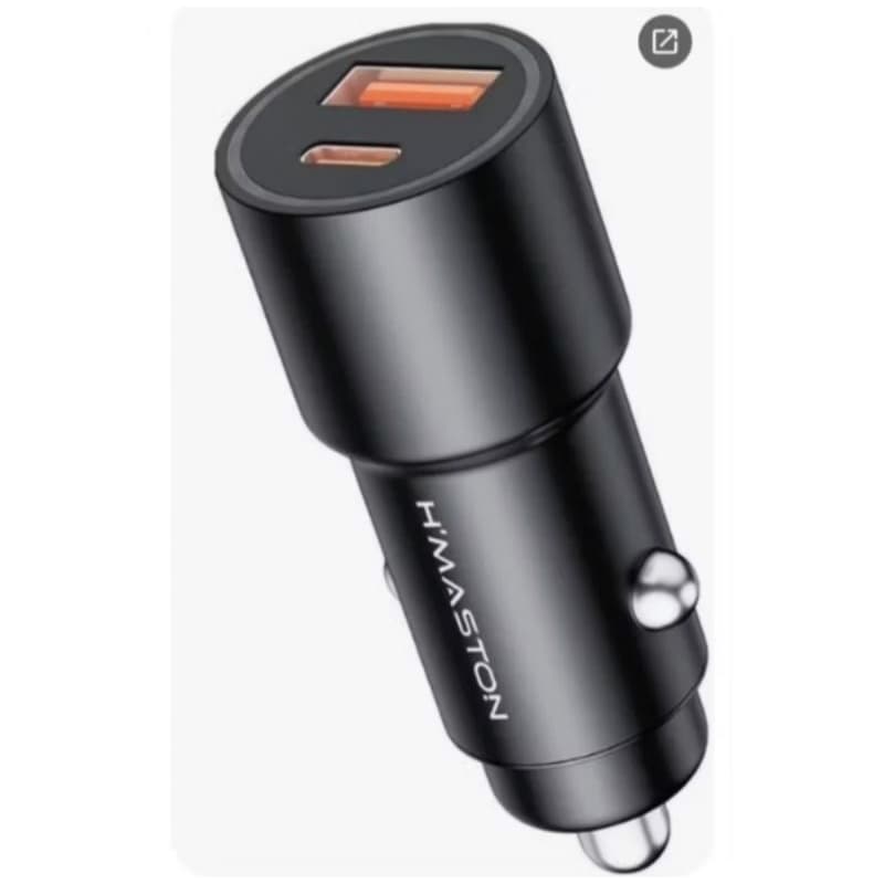 Carregador Veicular H’Maston Turbo 2 Saídas USB