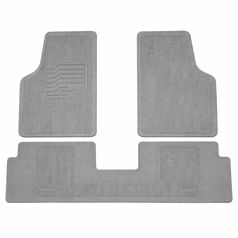 Jogo Tapete borracha para Carpete Automotivo 3 Peças Carro Celta Onix Corsa Prisma Vectra Cruze S10
